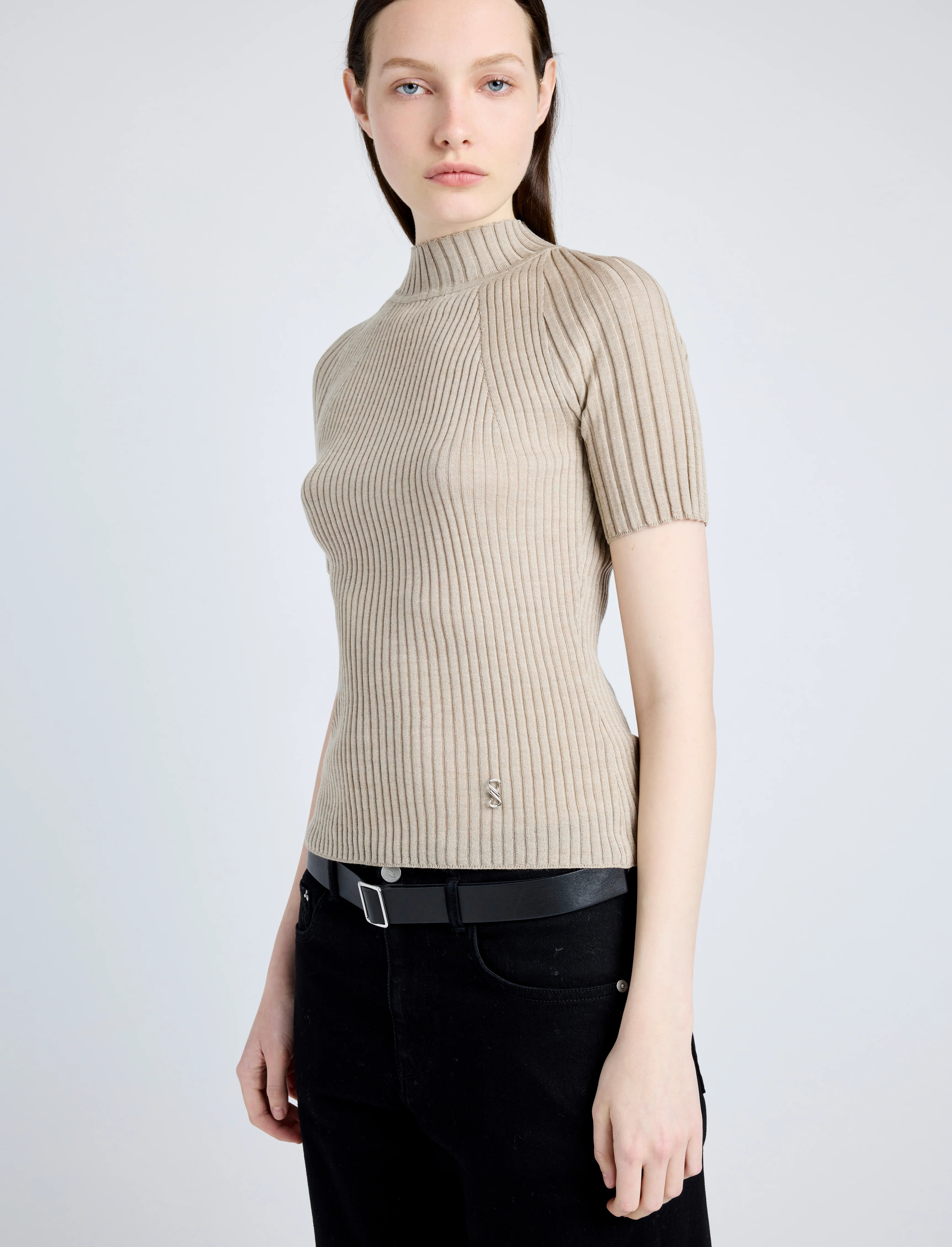 Jaden Top in Superfine Merino Silk - 3