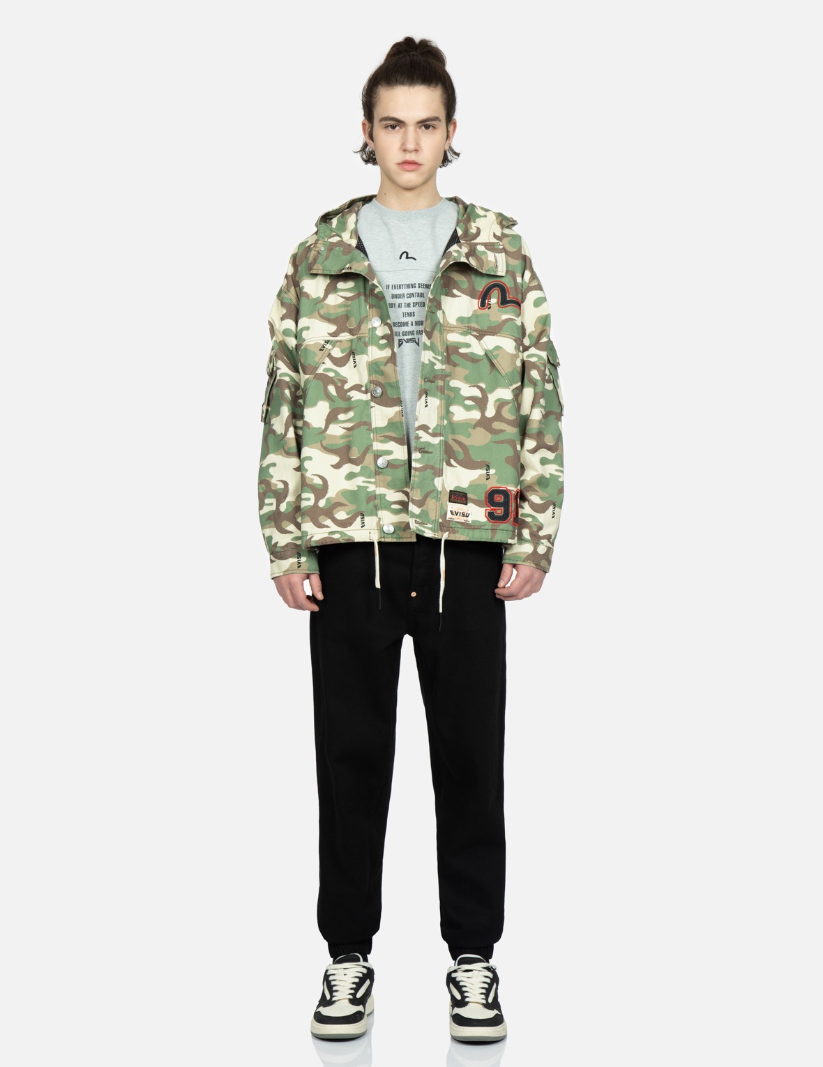 ALLOVER CAMOUFLAGE-PATTERN HOODED JACKET - 6