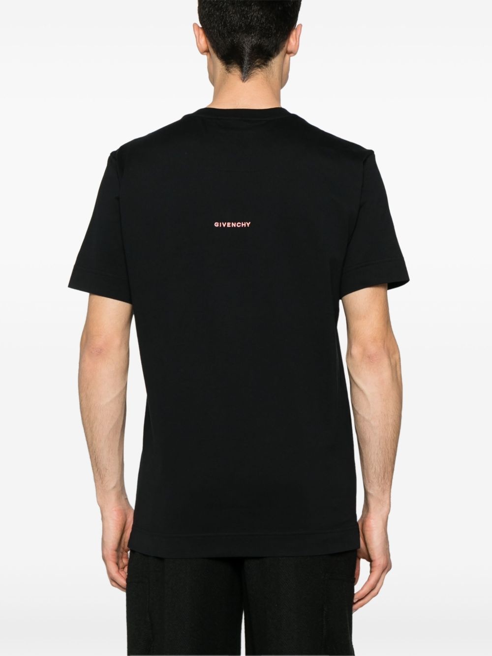 4G-embroidery cotton T-shirt - 3