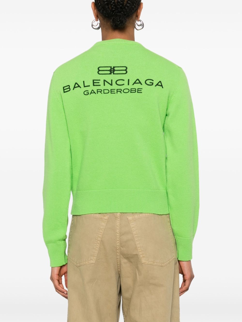logo-embroiderde sweater - 4