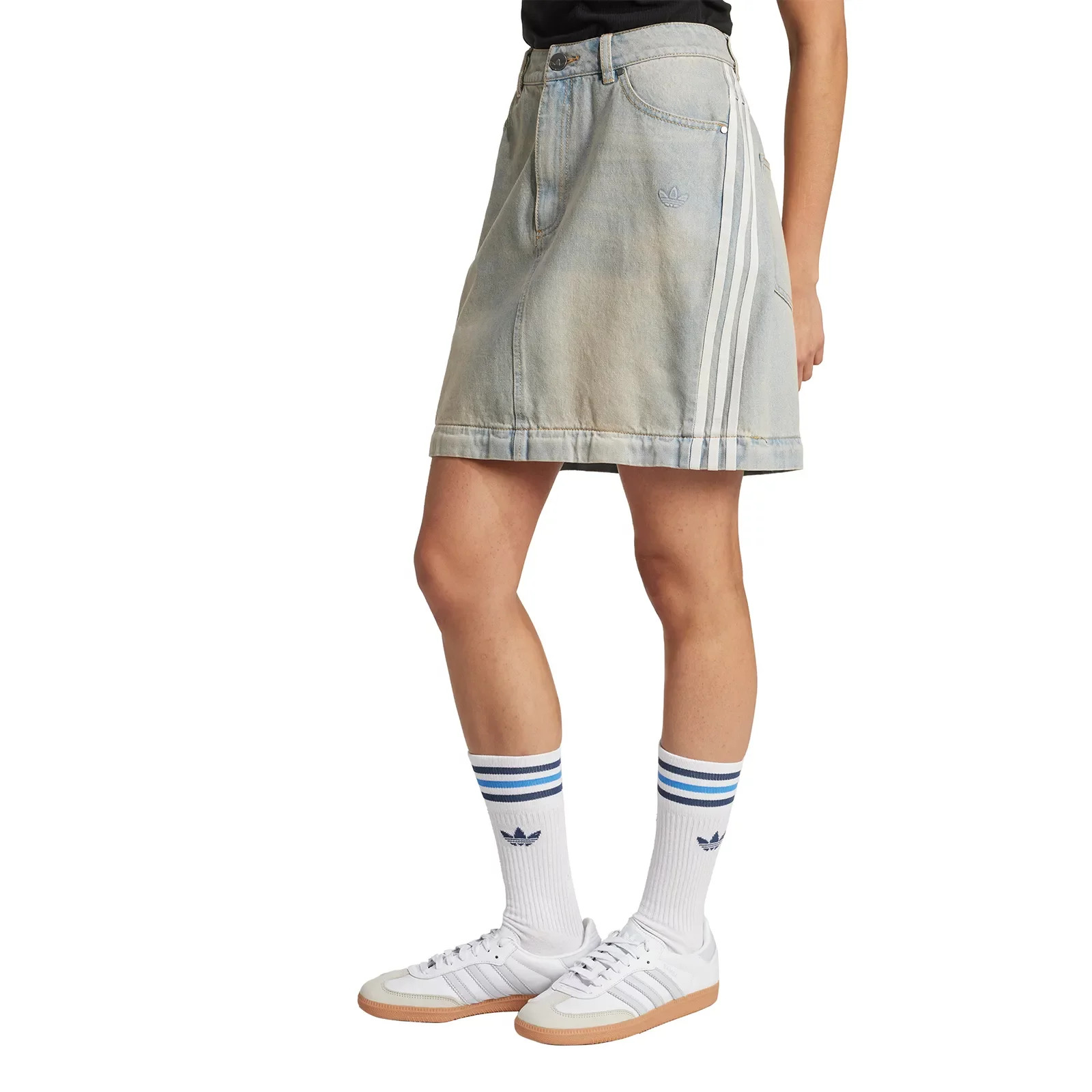 Adilenium Two-In-One Denim Skirt "Light Denim" - 6