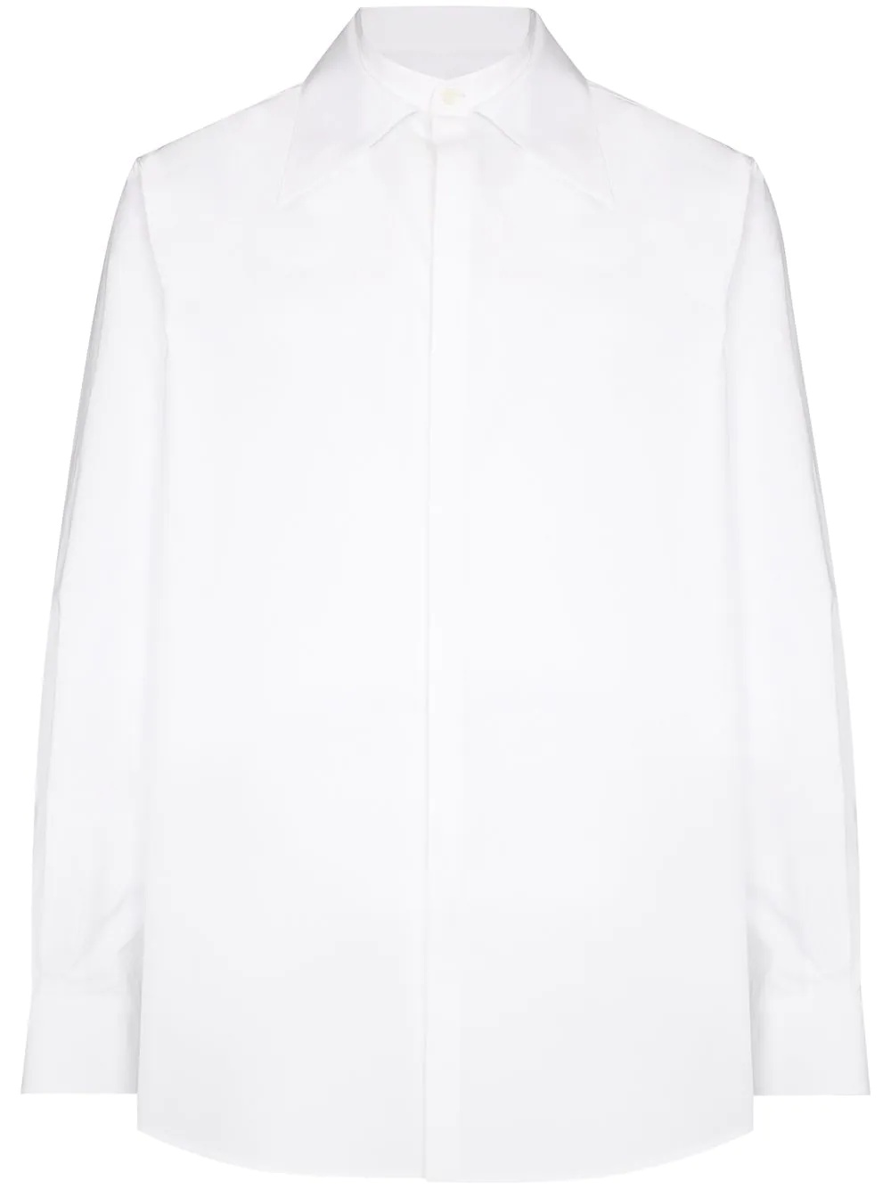 oversize collar shirt - 1