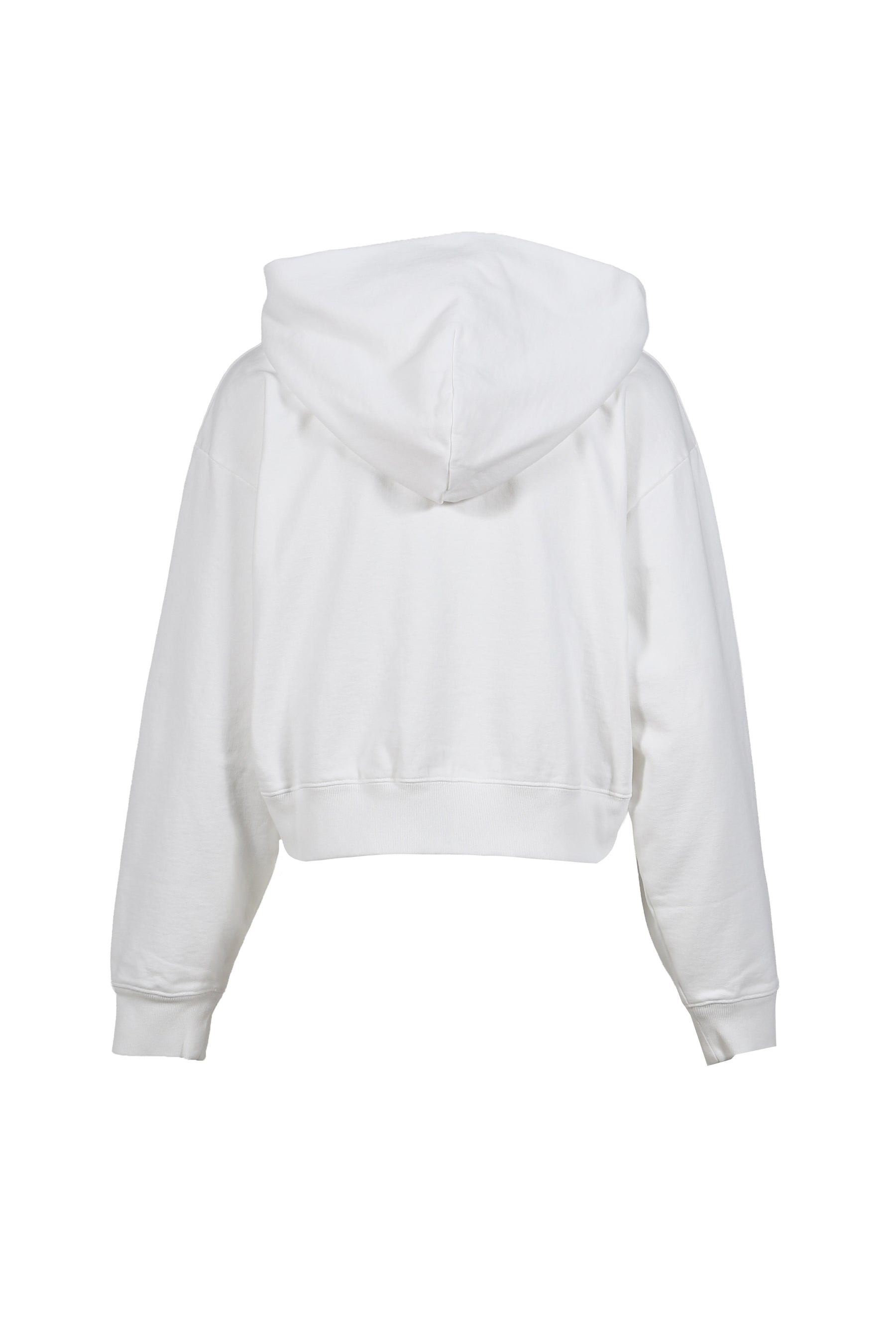 HOMERUN CROPPED ZIP HOODIE / WHT - 2