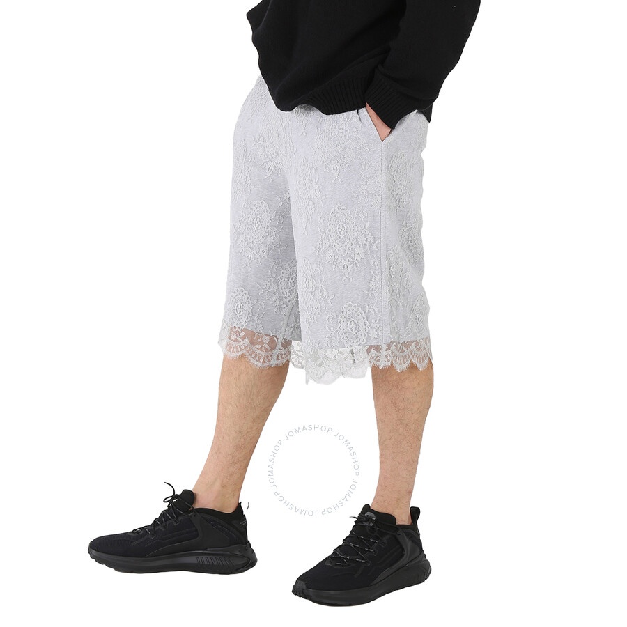 Burberry Men's Light Pebble Grey Chantilly Drawcoard Shorts - 4