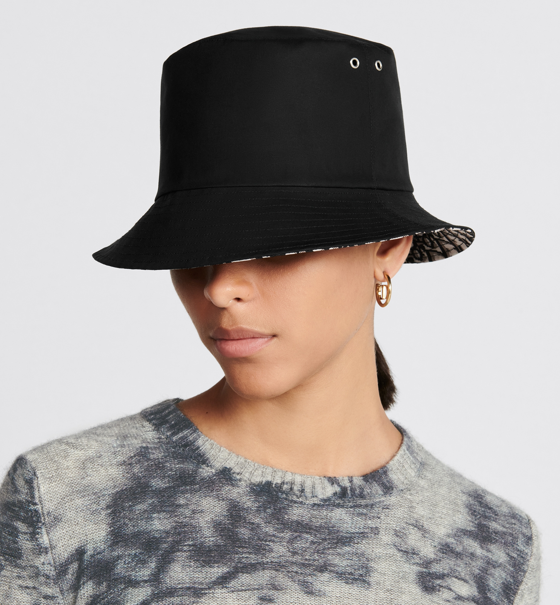 Reversible Teddy-D Small Brim Bucket Hat - 2