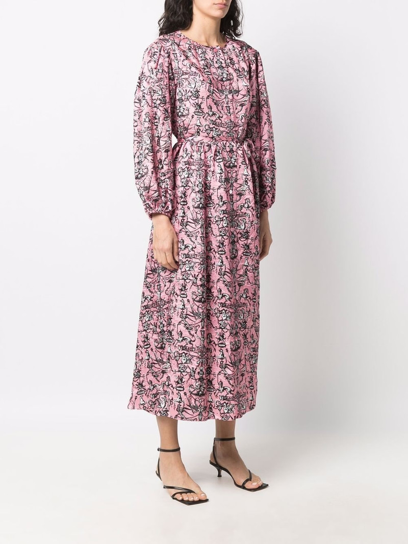 printed maxi shirt dress 3