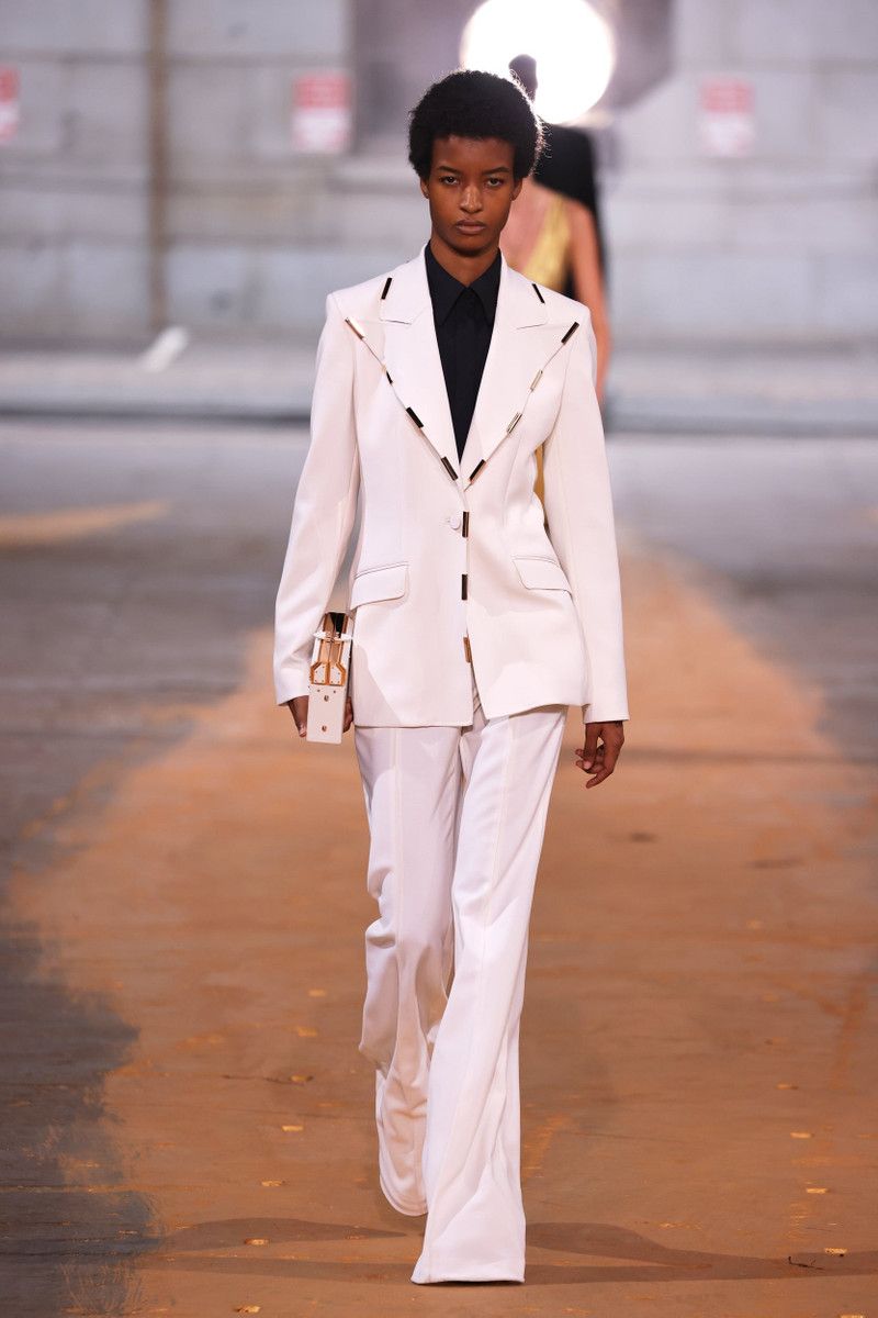 GABRIELA HEARST Rhein Pant in Ivory Wool outlook