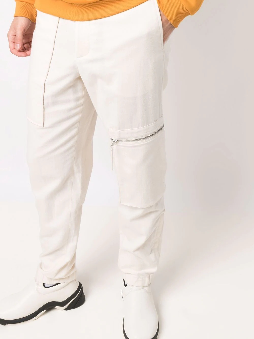 straight-leg cargo trousers - 5