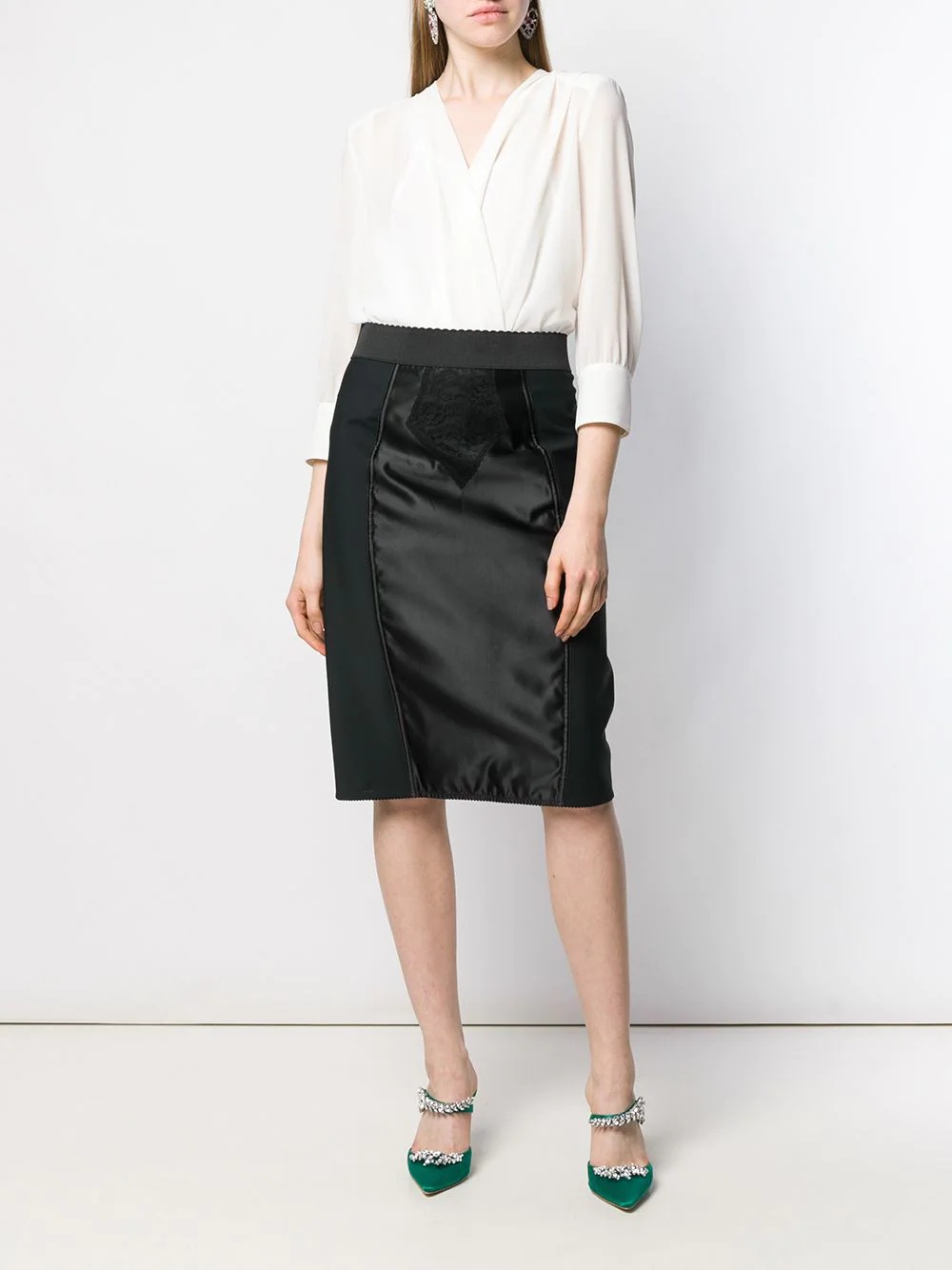 スカート Dolce & Gabbana Skirt with corset-style detail Dolce & Gabbana Dolce&Gabbana Skirt With Corset-Style Detail