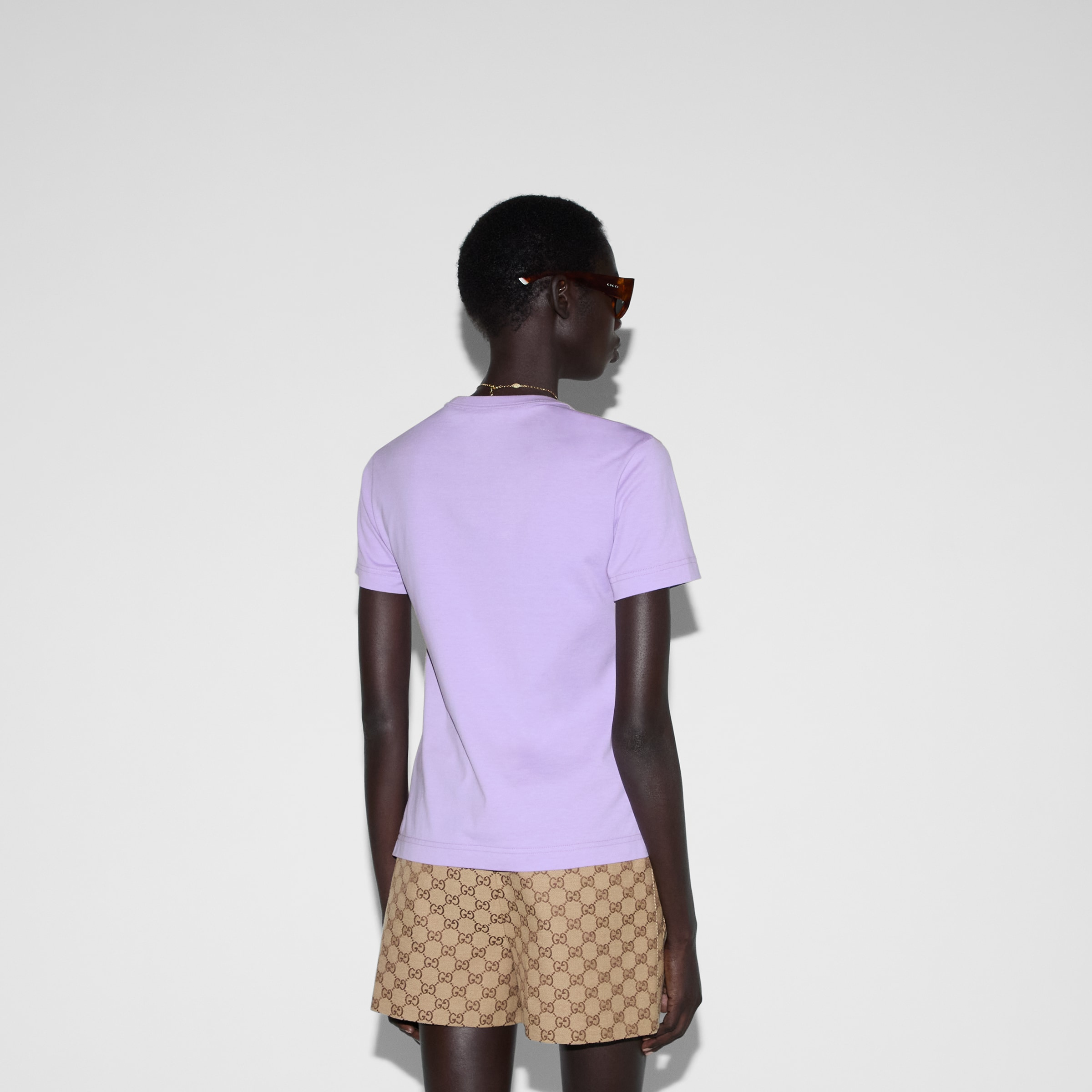 Jersey T-shirt with print - 4