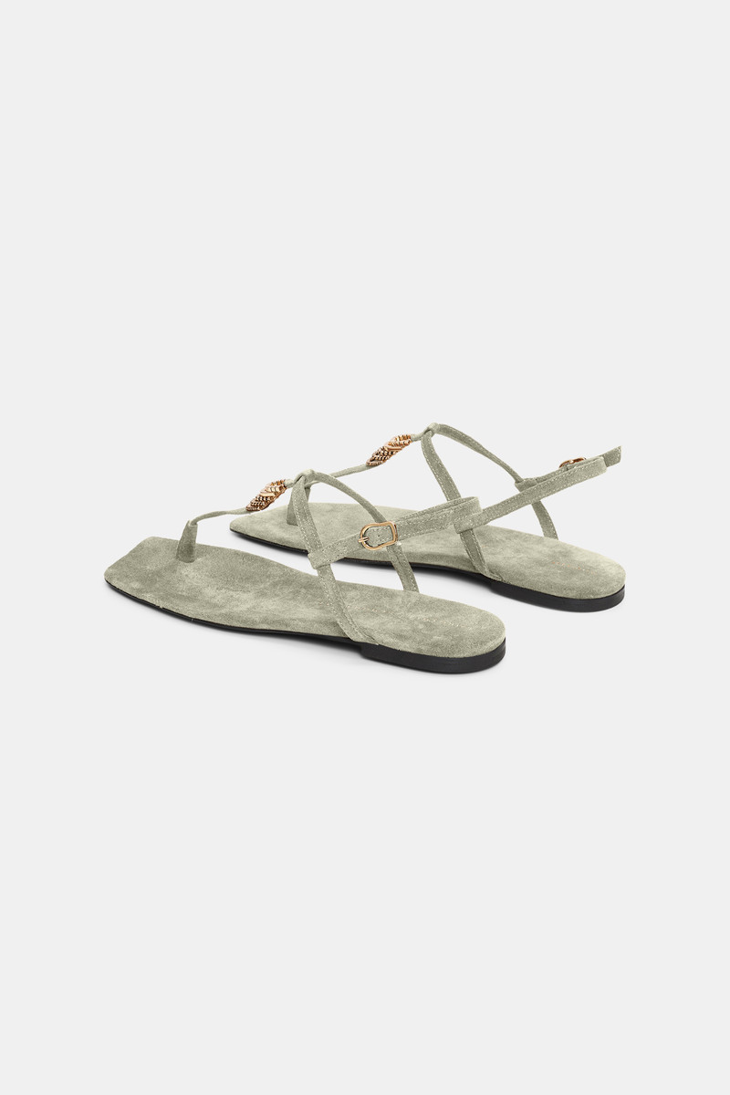SUEDE SENSATION toe post sandal 4