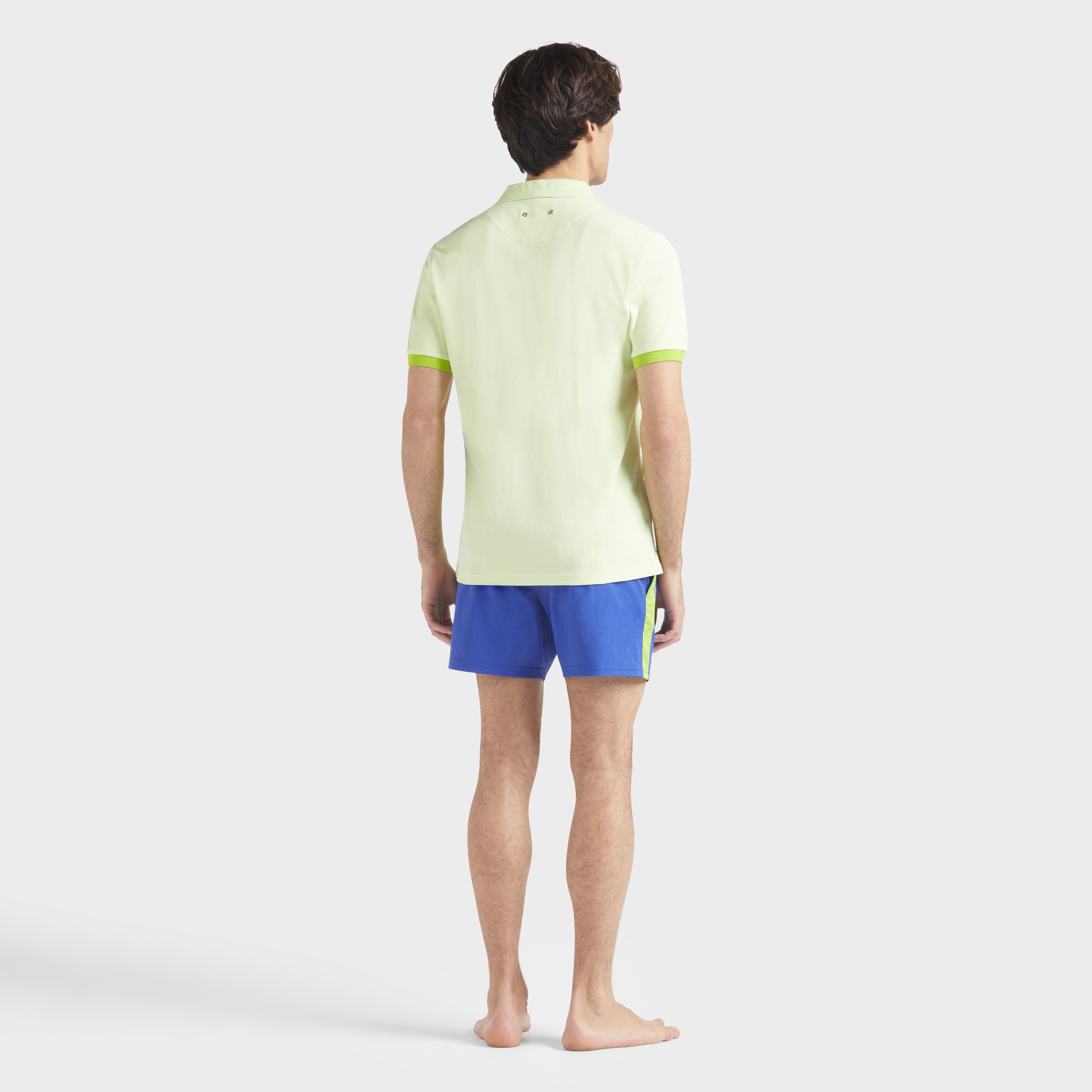 Men Cotton Polo Solid - 4