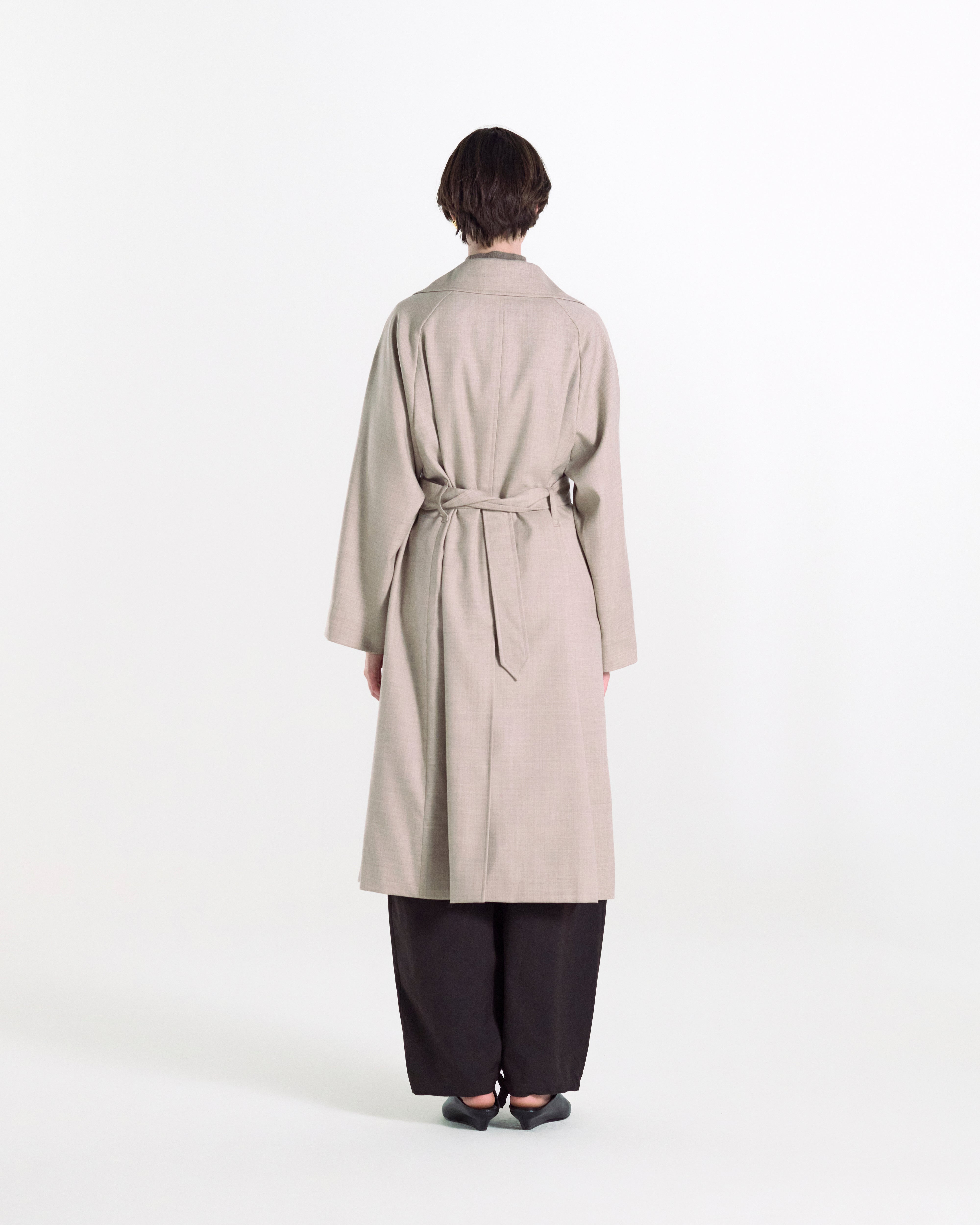 Laggan Belted Wool Gabardine Trench Coat - 4