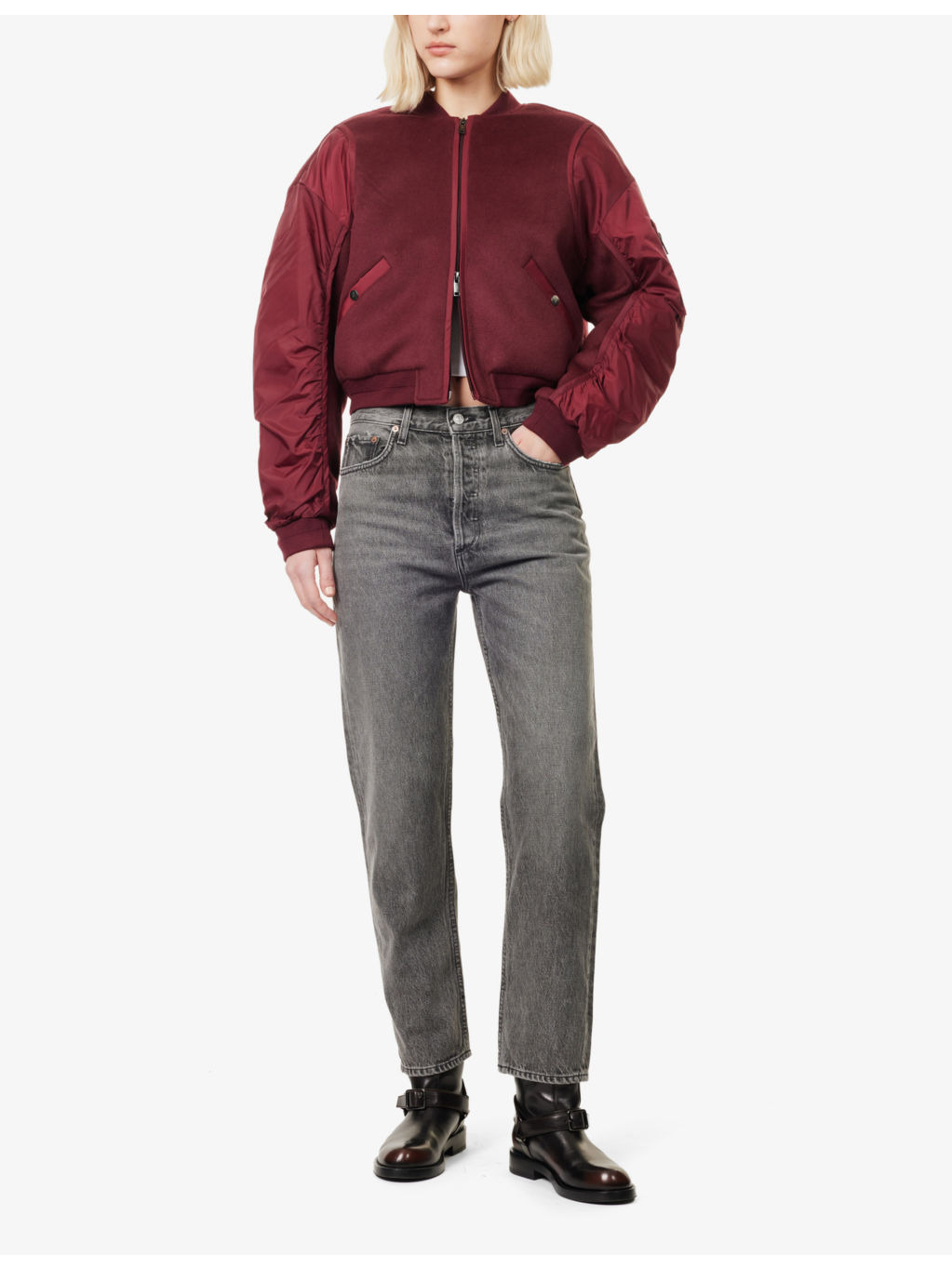90's Pinch Five-Pockets Straight-Leg High-Rise Denim Jeans - 2