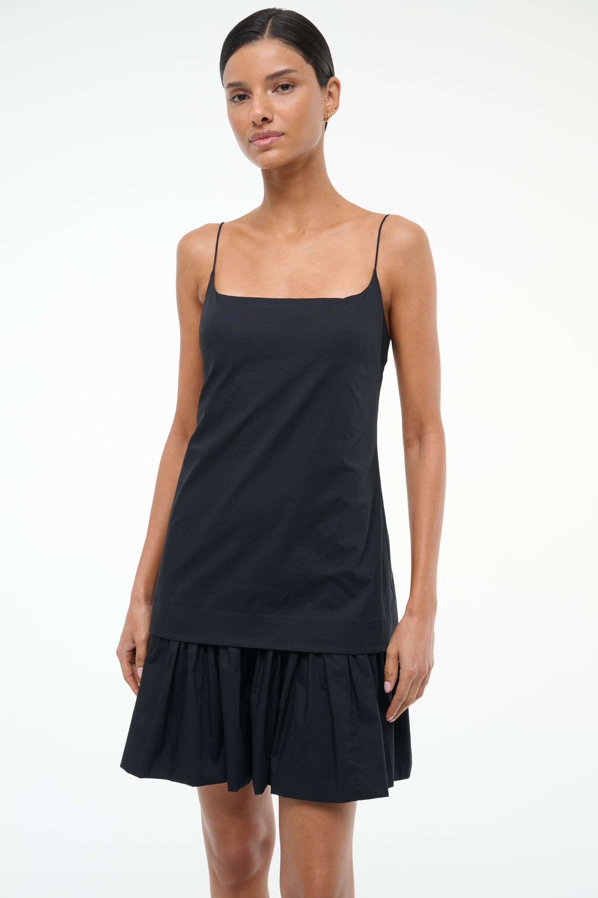 STAUD ARI MINI DRESS BLACK - 5