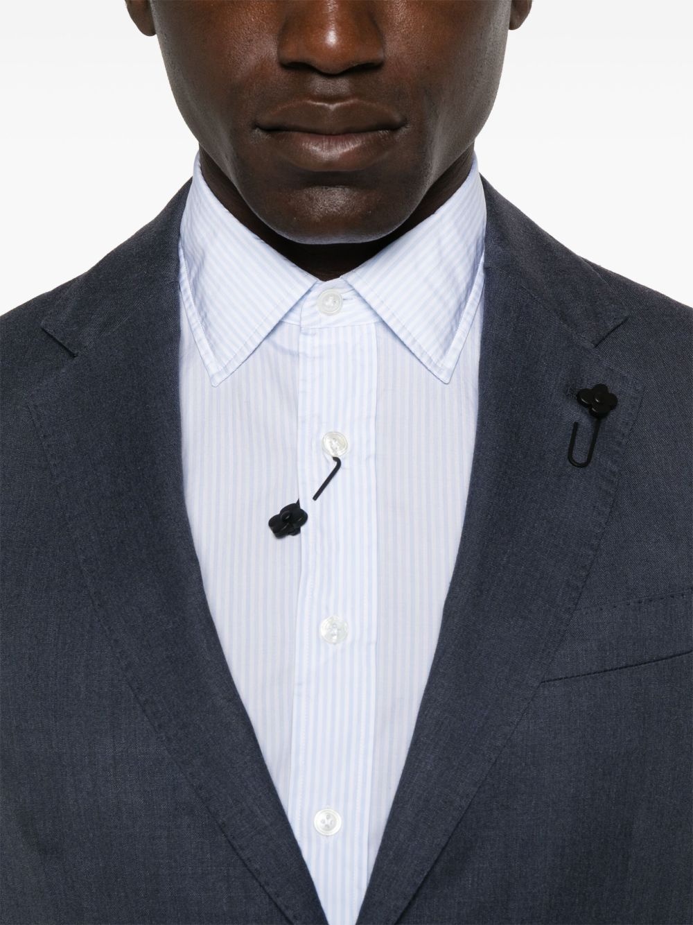 single-breasted blazer - 5