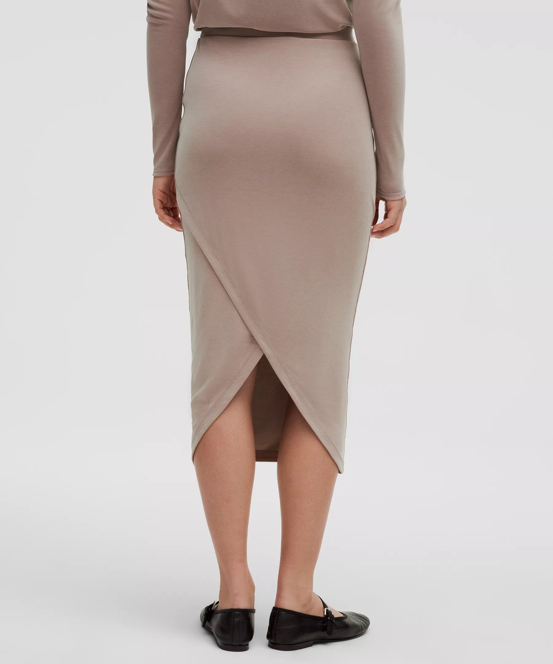 Drapey Softstreme Column Midi Skirt - 3