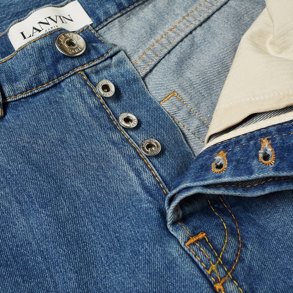 Lanvin Back Patch Logo Jean - 3