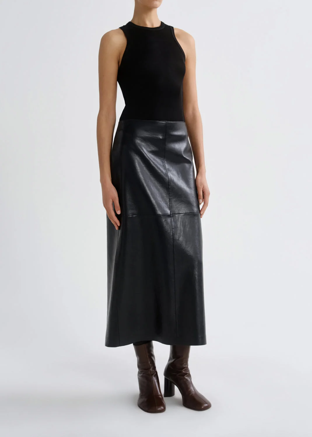 HIKSON SKIRT (RECYCLED LEATHER) IN DETOX - 1