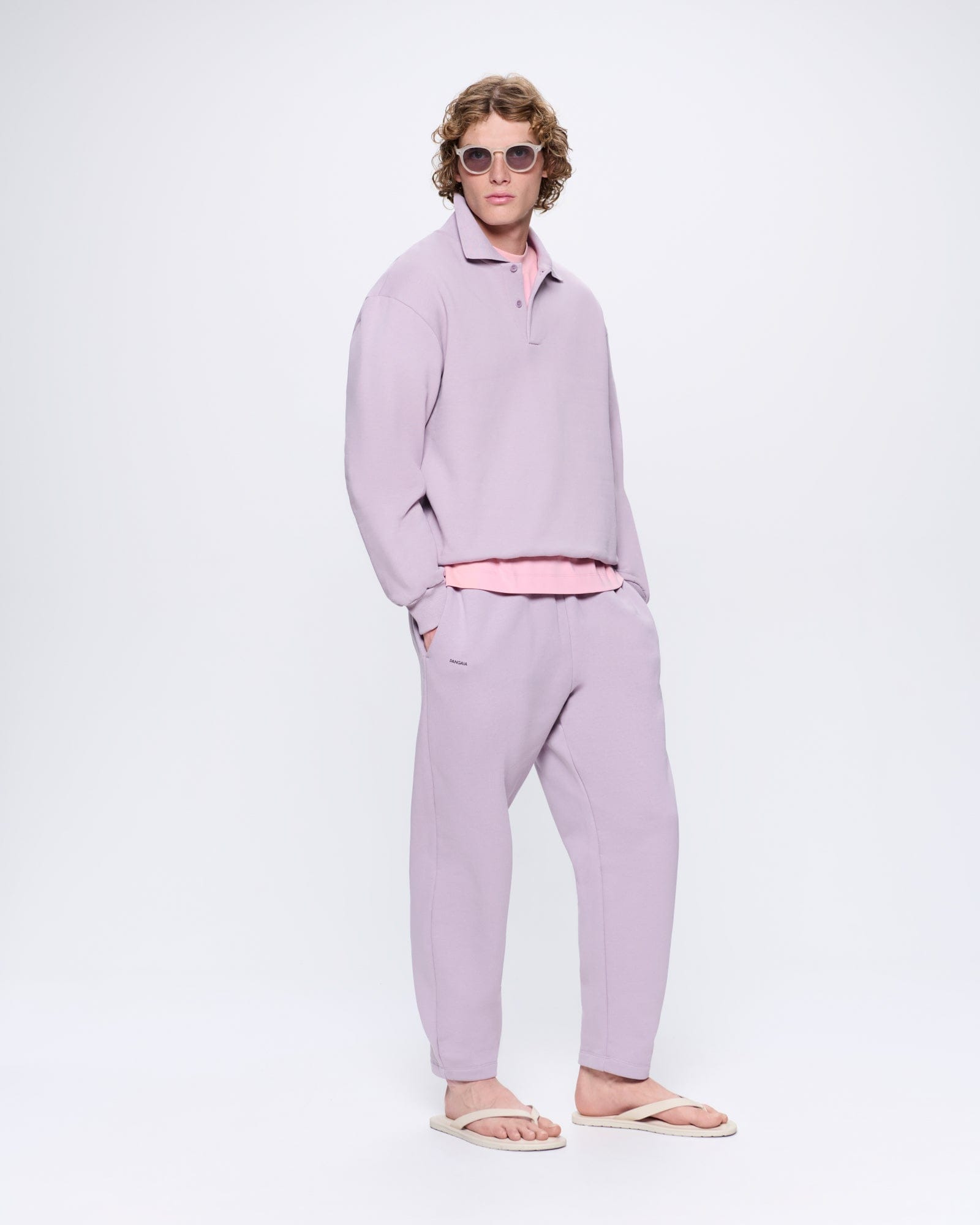 Mens DNA Barrel-Leg Track Pants - Raisin Purple - 2