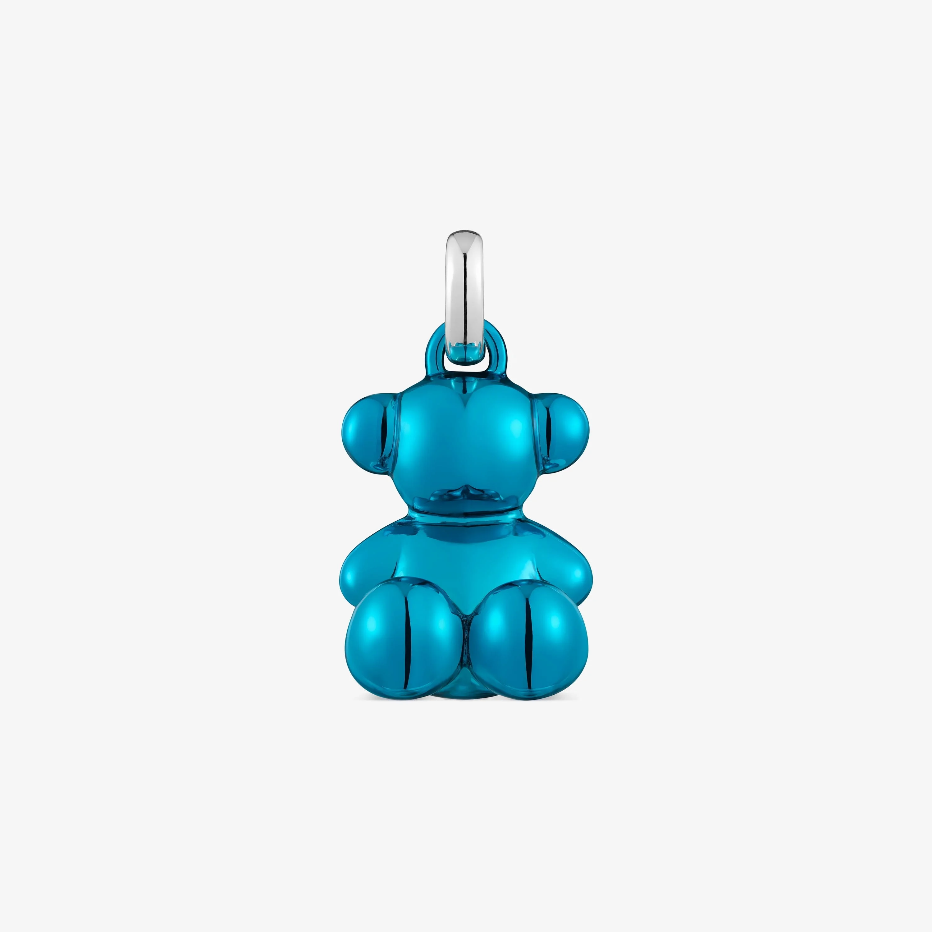 Bold Bear blue steel bear Pendant - 1