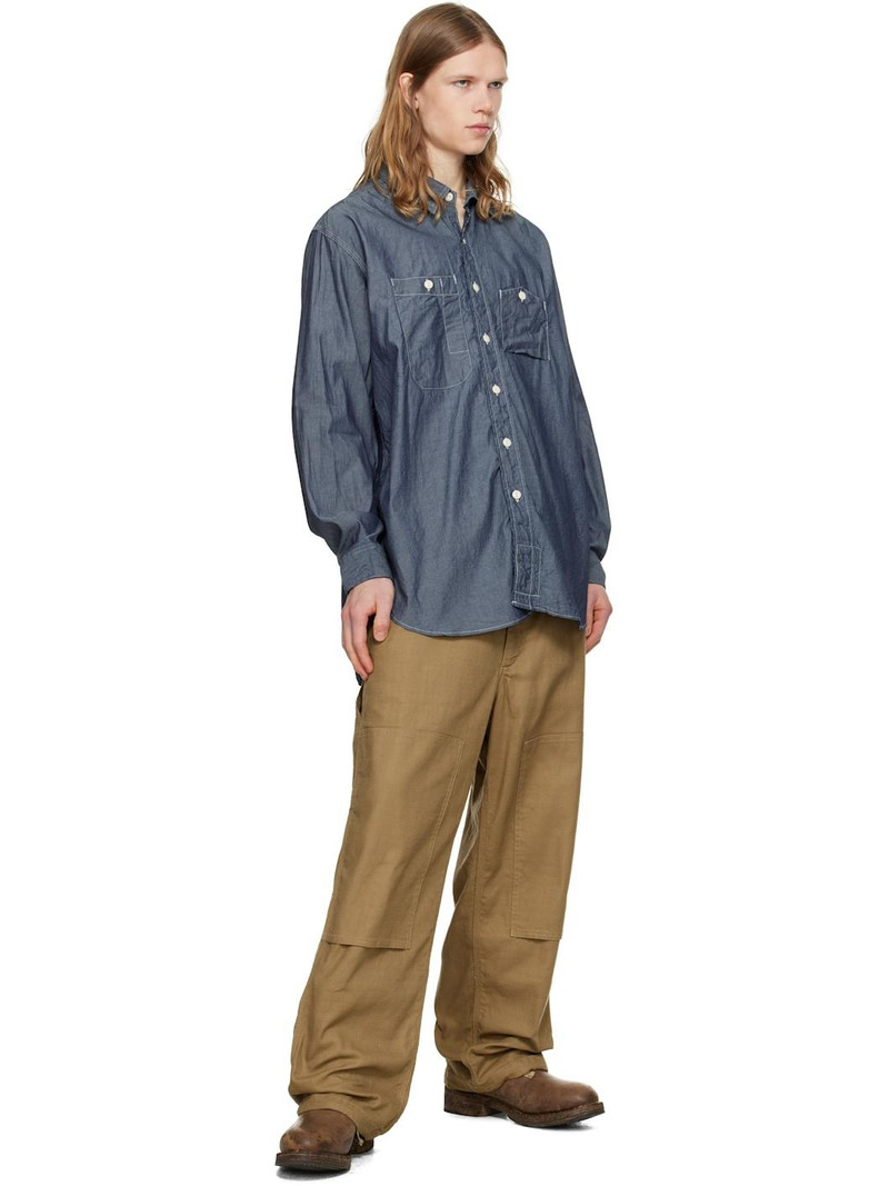 Engineered Garments Indigo Work Shirt outlook