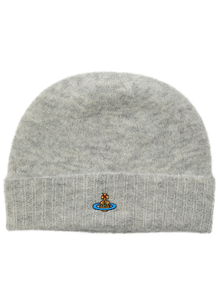 Vivienne Westwood Logo-embroidered Alpaca-blend Beanie - 1
