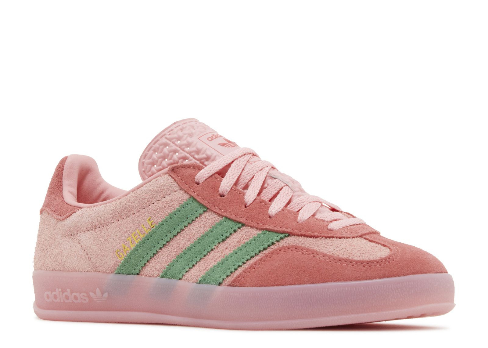 WMNS GAZELLE INDOOR 'PINK SPARK PRELOVED GREEN' - 2