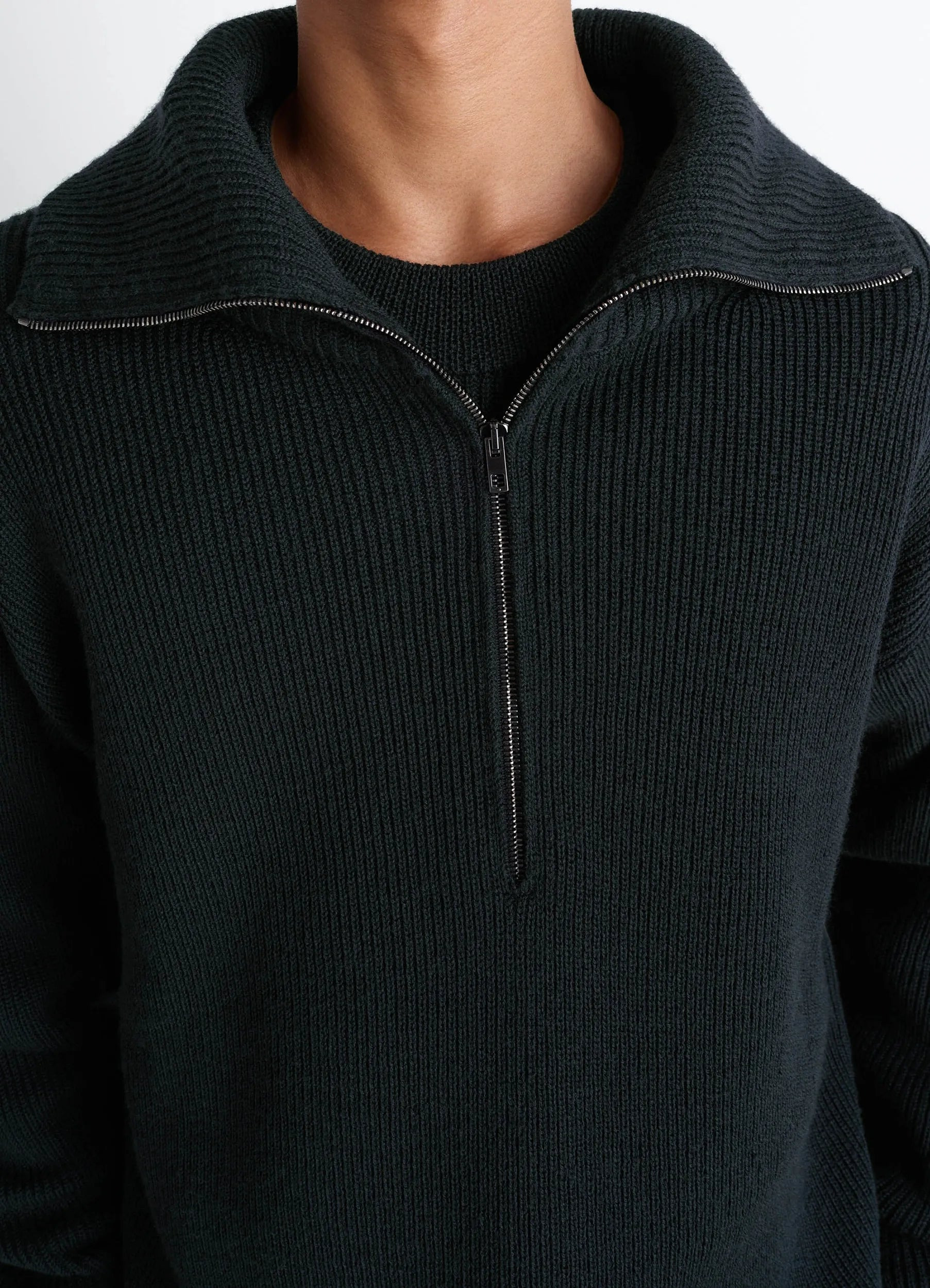 HALF ZIP SWEATER - 2