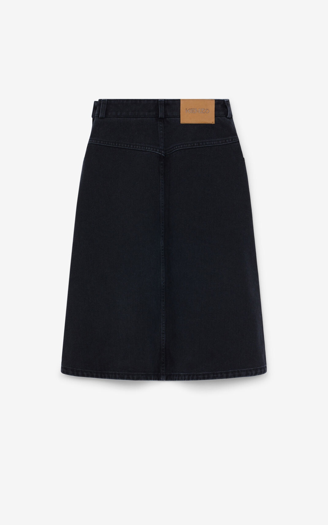 Faded denim skirt - 5