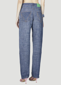 Bottega Veneta Denim Print Pants | lncc | REVERSIBLE