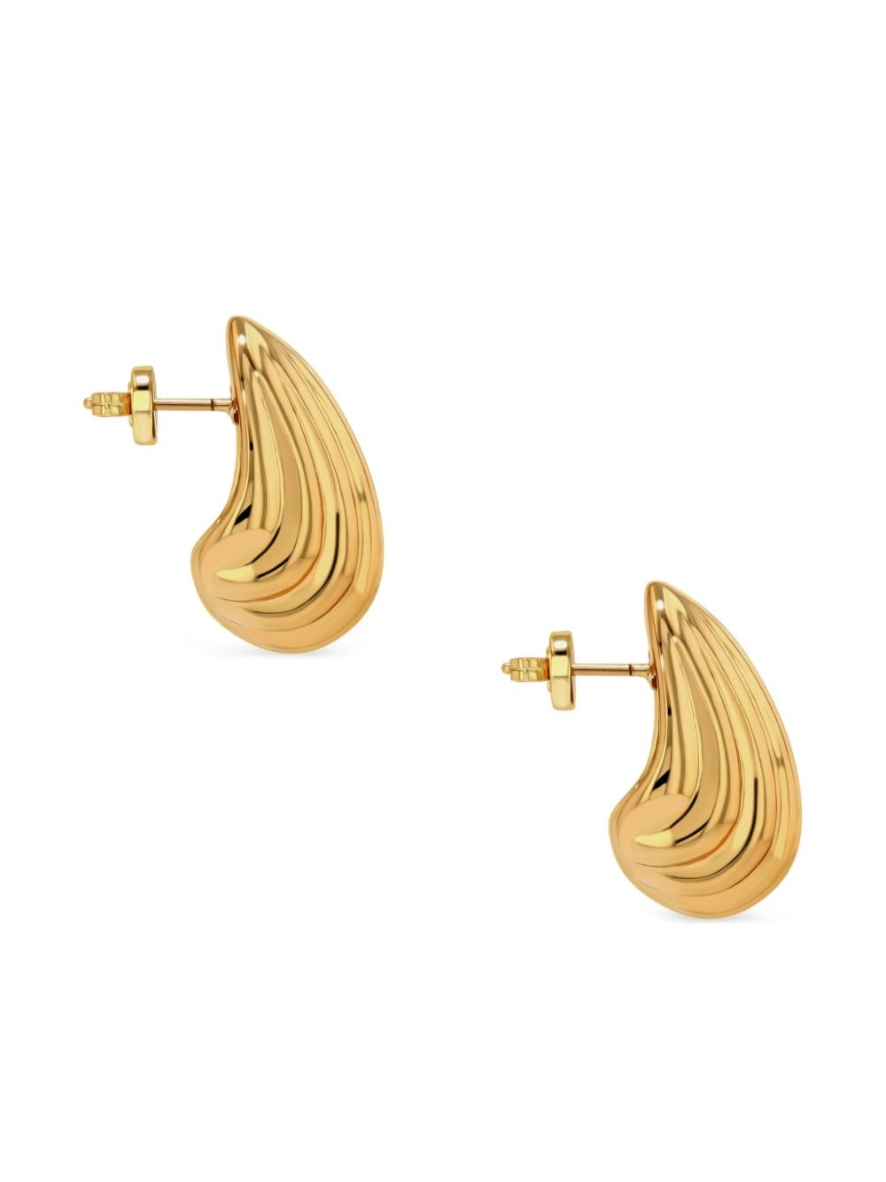small Ribbed Drop earrings - 3