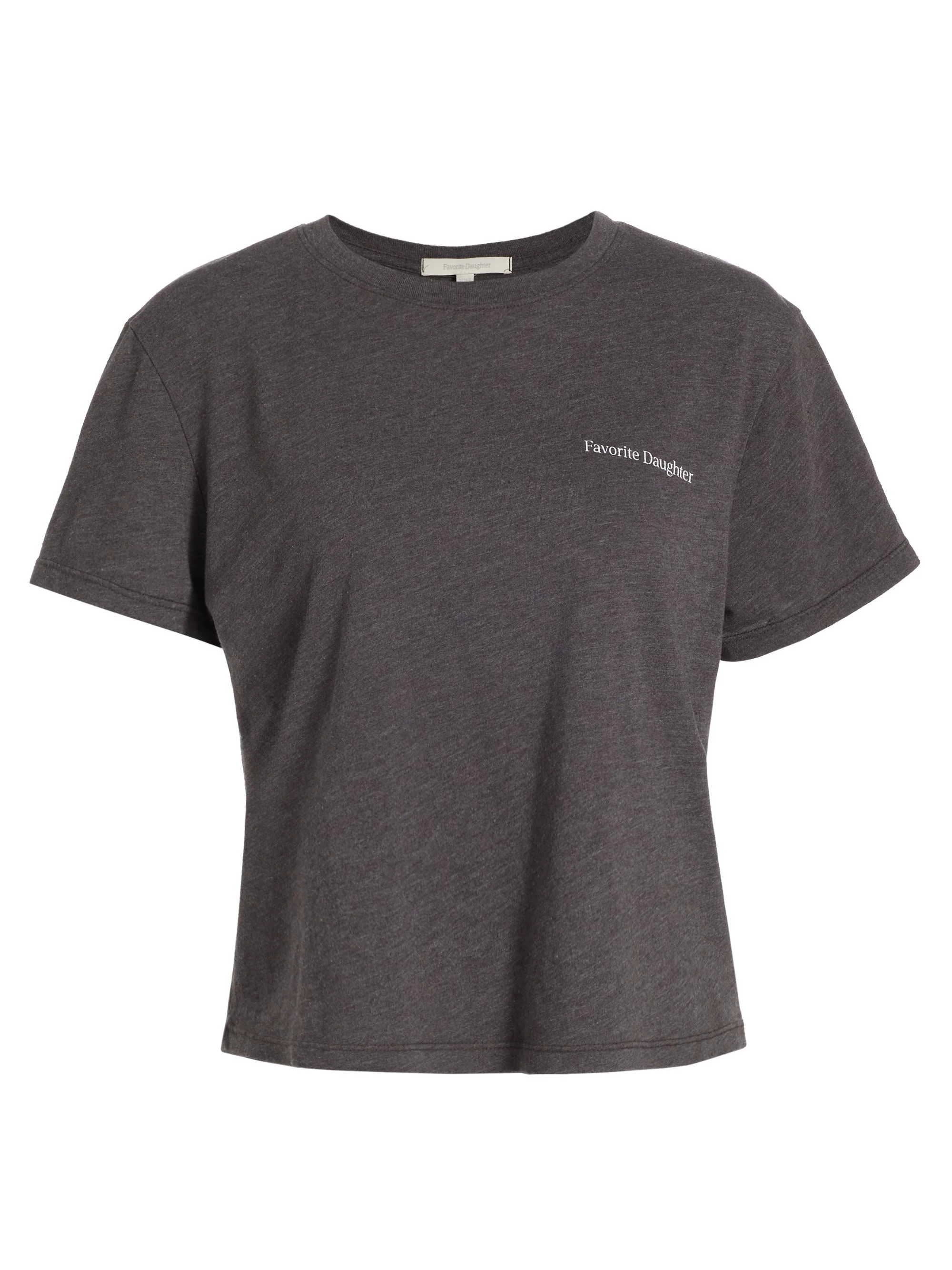Women's Logo Crop T-Shirt - Charcoal - 1