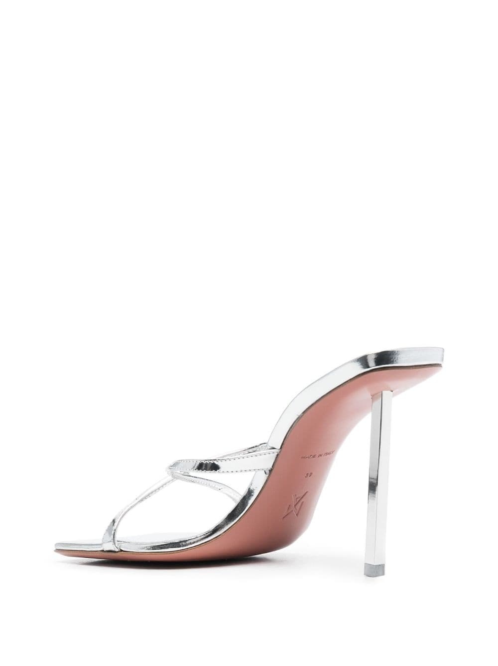 Adriana 110mm metallic mules - 3