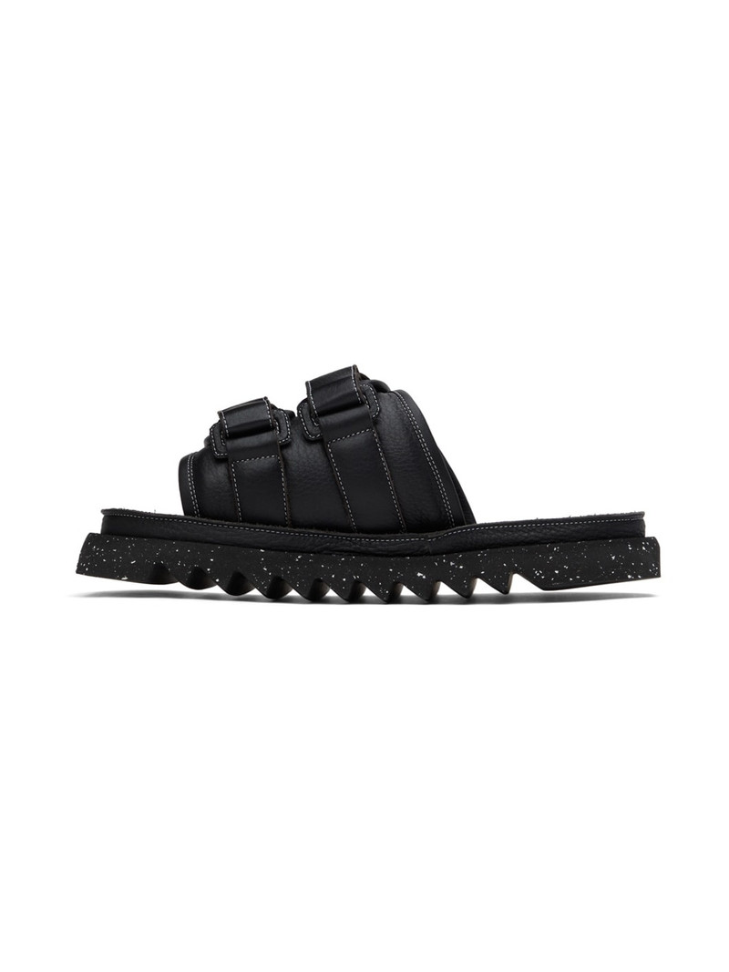 Black Suicoke Edition Moto Sandals 3
