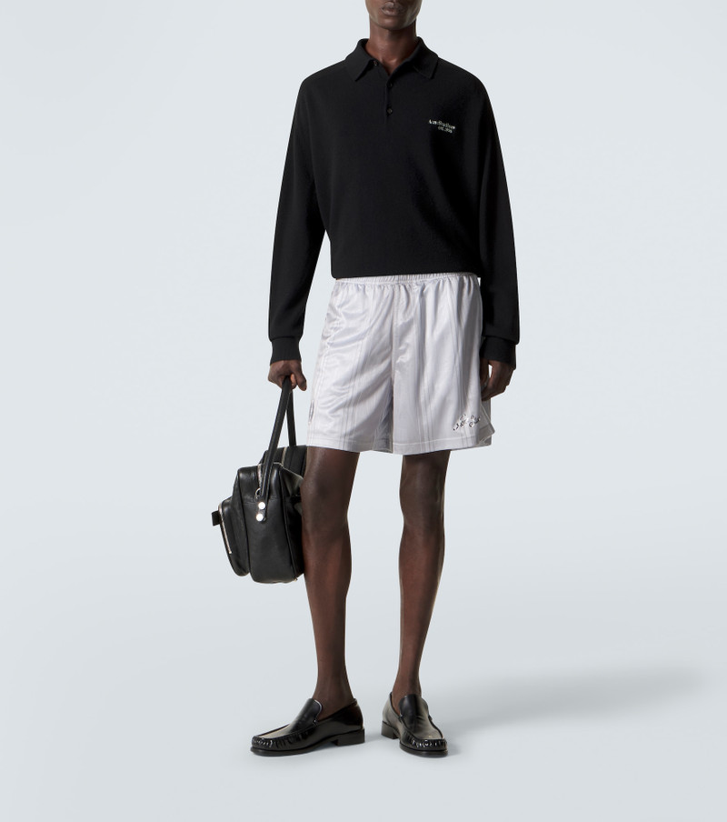Acne Studios Ronso striped shorts outlook