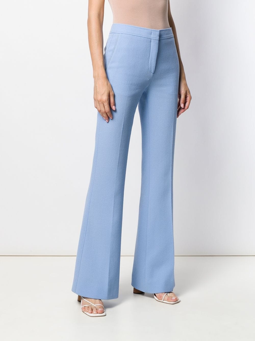 tailored flared trousers - 3