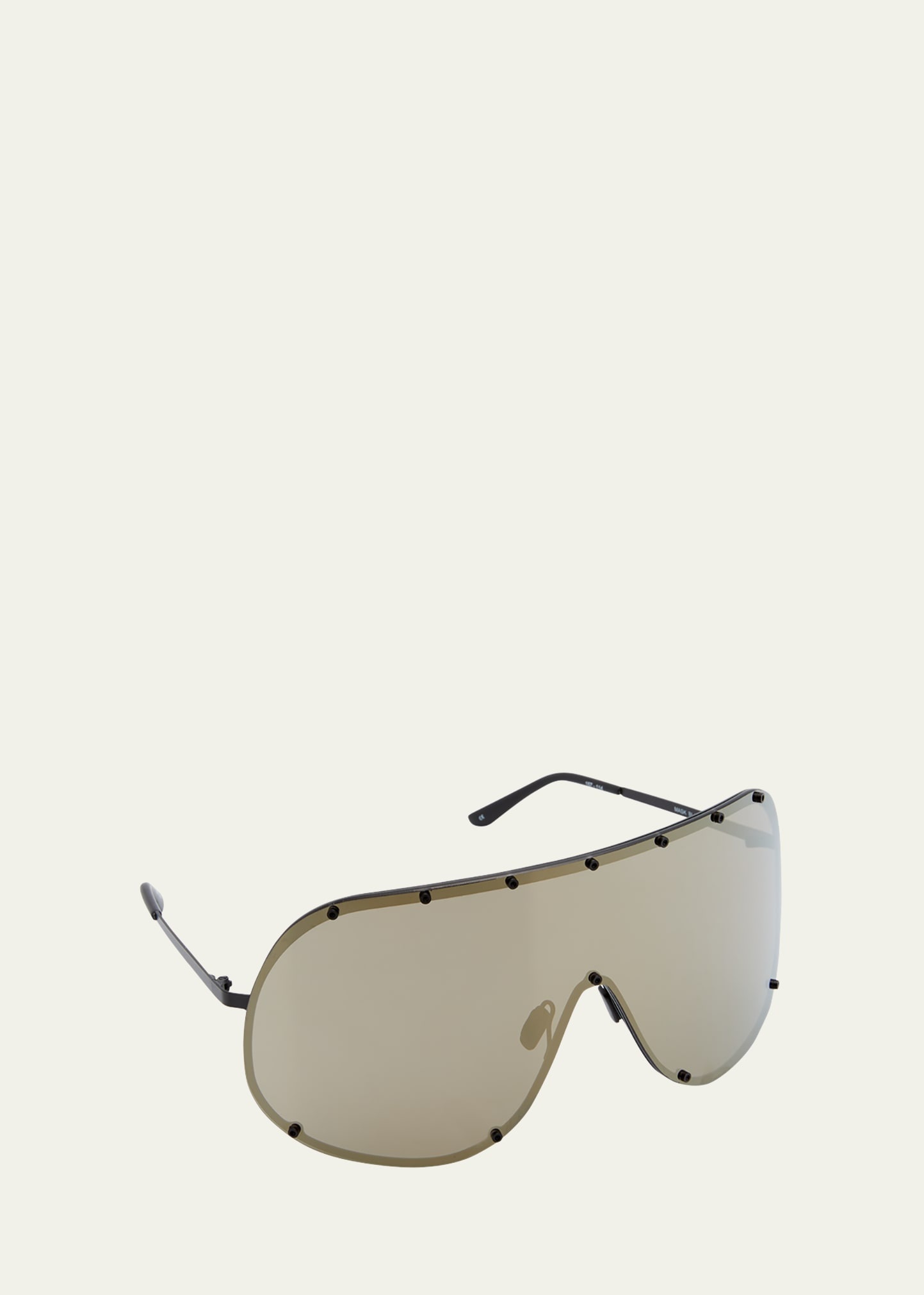 Men's Rimless Stainless Steel Shield Sunlgasses - 2