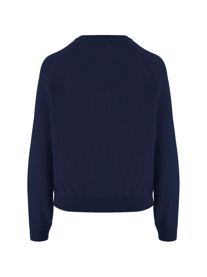 Allude crew-neck ribbed sweater outlook