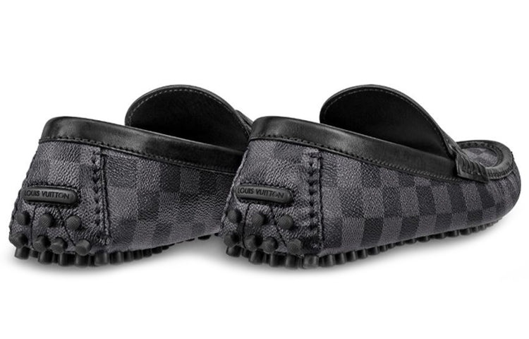 LOUIS VUITTON Hockenheim Moccasin Shoes 'Grey' 1A4OIF - 5