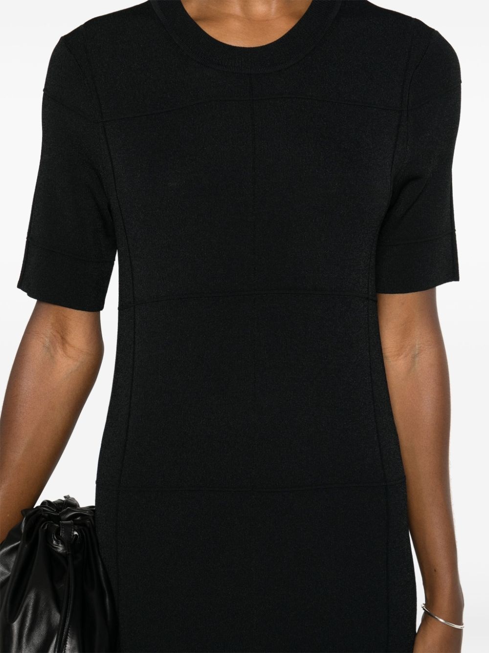 panelled midi dress - 5
