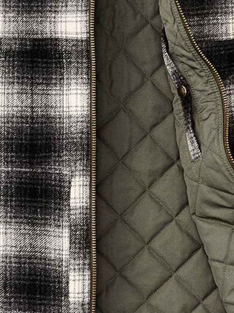 checked gilet 3