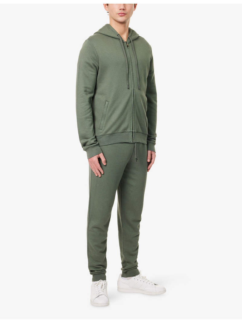 Derek Rose Quinn Tapered Cotton and Modal-Blend Jogging Bottoms outlook