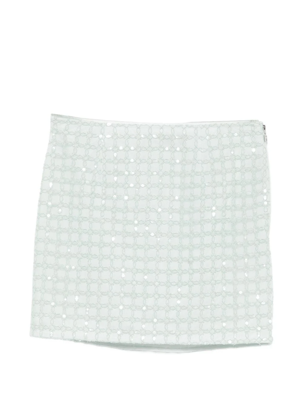 sequin-embellished mini skirt - 1