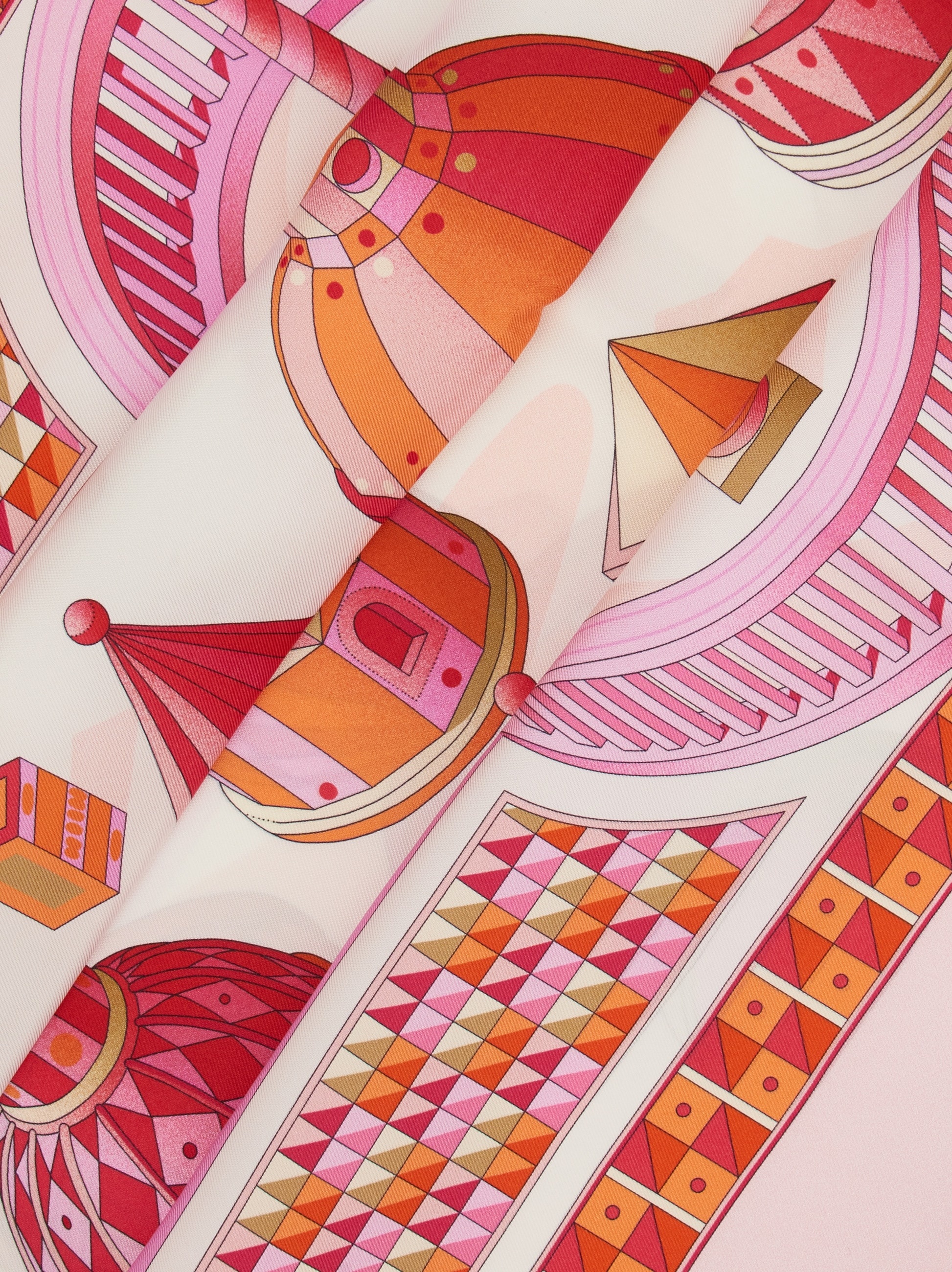 Nadir print silk scarf - 4