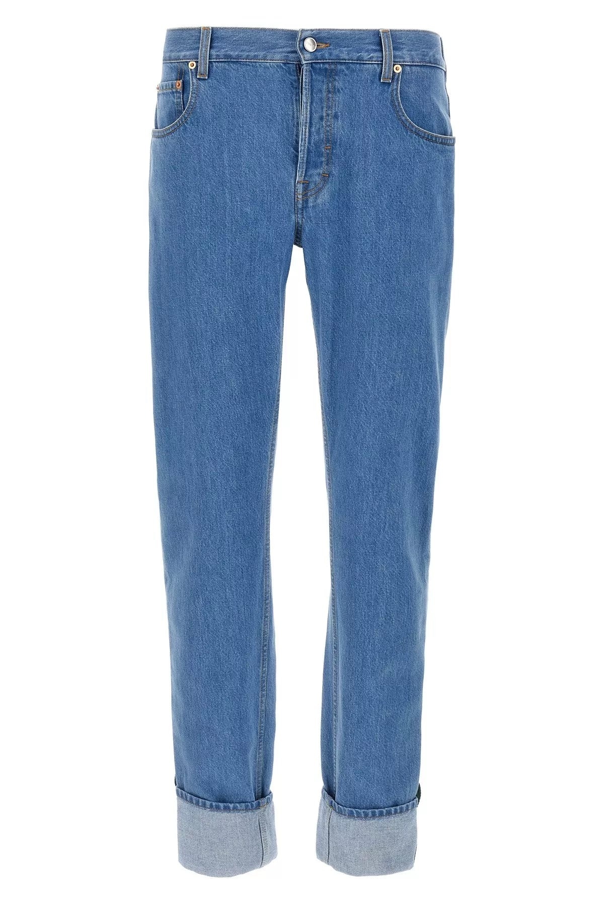 Gucci Men Turn Up Jeans - 1