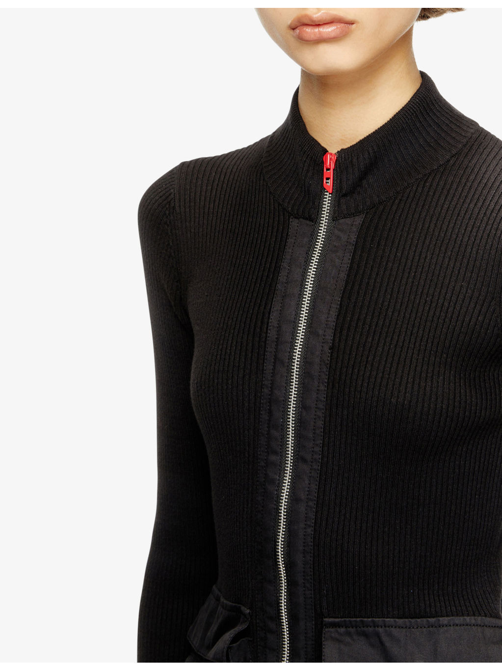 M-Melissa Flap-Pocket Knitted Cardigan - 5