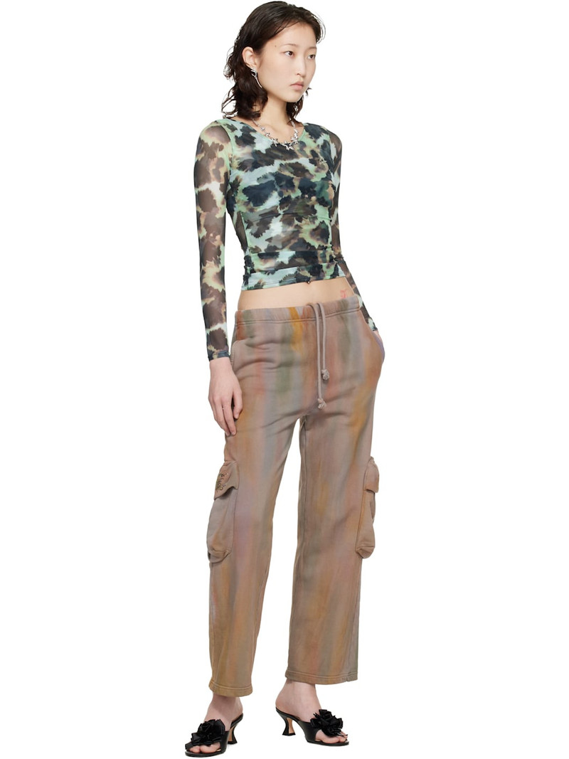 Collina Strada Green & Black Cardio Top outlook