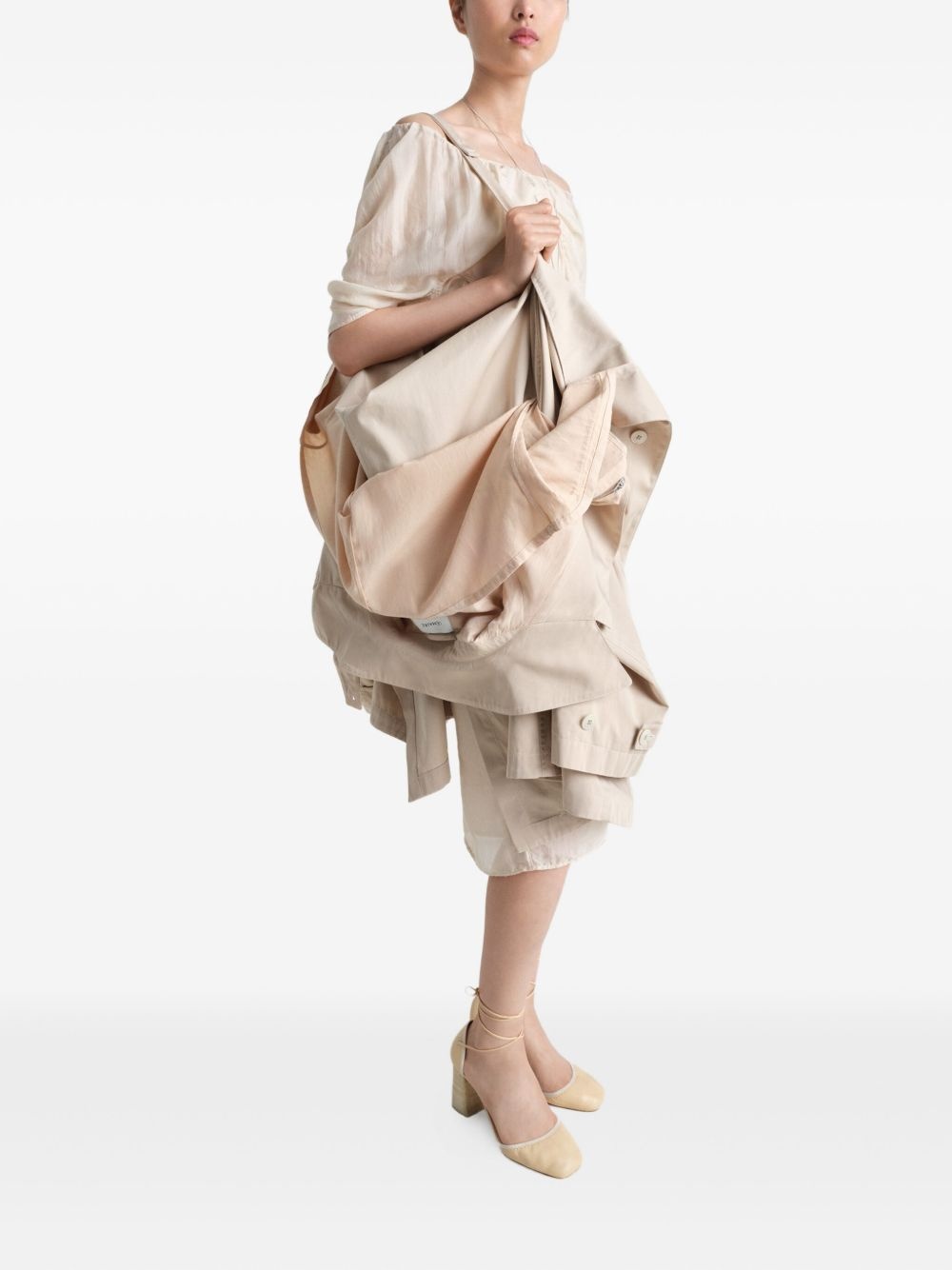 stand-up collar coat - 6