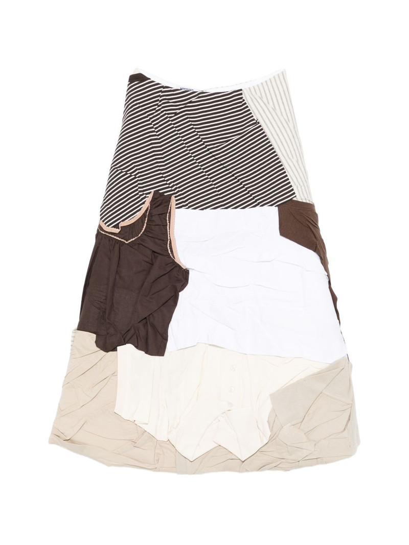 patchwork midi skirt 1